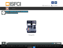Tablet Screenshot of isfci.it